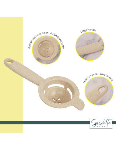 Separador de Huevos Servette Home de Paja de Trigo 17.5 cm