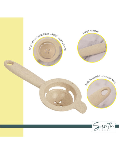 Separador de Huevos Servette Home de Paja de Trigo 17.5 cm