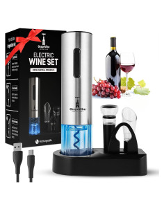 Abridor de Vino Eléctrico Genérico 5 en 1 Recargable