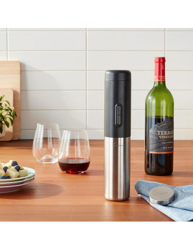 Sacacorchos eléctrico Rabbit R1-17910 con cortador de aluminio