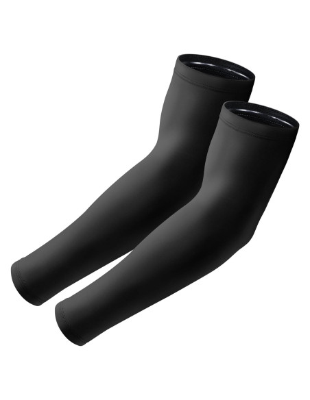 Manguitas de Compresión UV Aprilswan - Antideslizantes, 1 Par Negro