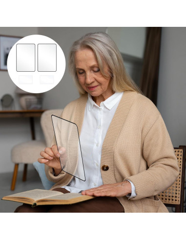 4 Lentes de Aumento TIESOME 3X y 5X para Lectura