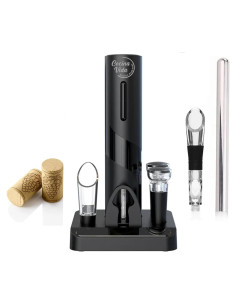 Juego de Abridor de Vino Eléctrico Cocina Vida 8 Piezas