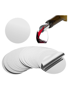 Giantree 40 Válvulas Redondas Antigoteo para Vino 7.5cm