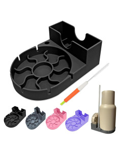 Soporte de Secado de Botellas y Vasos SISAYWEY Silicona Negro