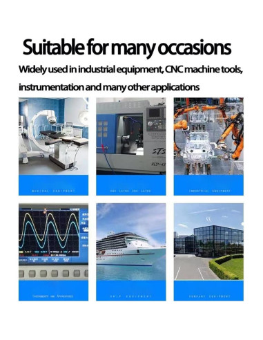 Botón de Parada de Emergencia QL-LINRUN 2pcs Rojo 10A 660V