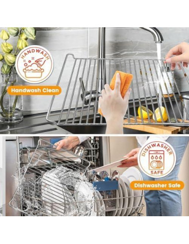 Estante para Horno de Aire GCQ Acero Inoxidable 40.64x30.48 cm