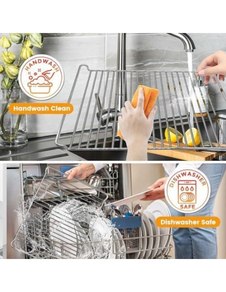 Estante para Horno de Aire GCQ Acero Inoxidable 40.64x30.48 cm