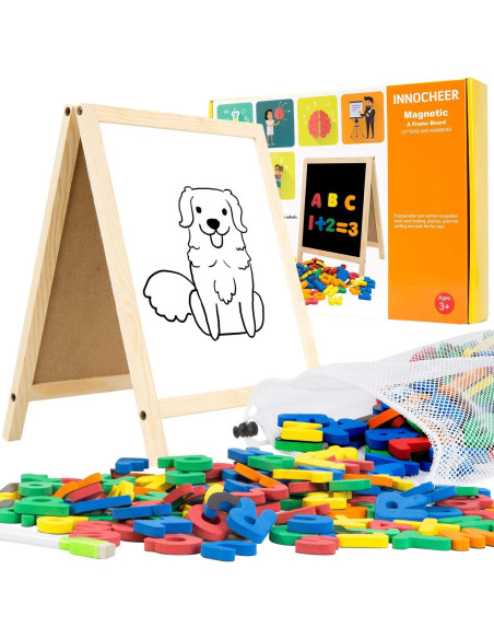 Kit de Aprendizaje Magnético INNOCHEER - Letras y Números para Niños