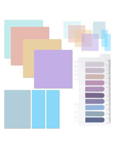 Notas Adhesivas Transparentes ONEDONE 550 Hojas Multicolor