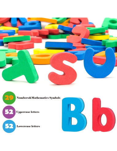 Kit de Aprendizaje Magnético INNOCHEER - Letras y Números para Niños