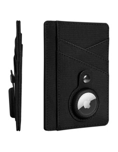 Billetera Minimalista LifeChé con Soporte para AirTag - Negro