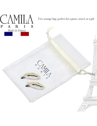 Clip de Barrette para Cabello Camila Paris CP1994-2 Beige 5.08 cm