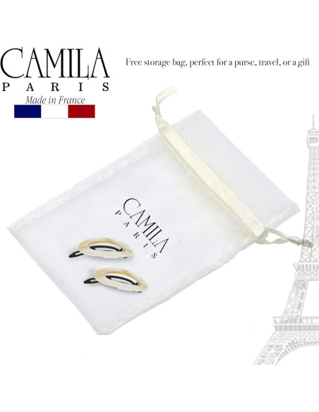 Clip de Barrette para Cabello Camila Paris CP1994-2 Beige 5.08 cm