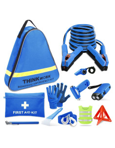 Kit de Emergencia para Automóviles Thinkwork Azul 10 Pies