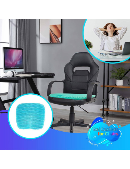 Cojín de Gel para Asiento Masteymoh 47x44 cm Alivio Úlceras Cojín de Gel para Asiento Masteymoh 47x44 cm Alivio Úlceras