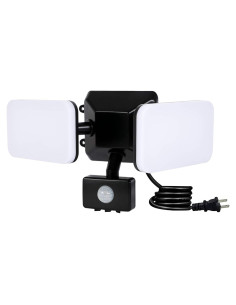 Luz de Sensor de Movimiento LED Haian Support 20W IP65 Negra