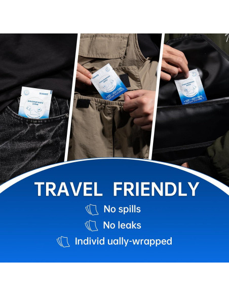 Toallitas Quitamanchas Portátiles TiNKKiE - 26 Pcs, 12.4x5x8.4cm