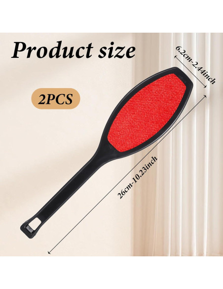 Paquete de 2 Cepillos Quitapelusas Fyntave Doble Cara 26cm