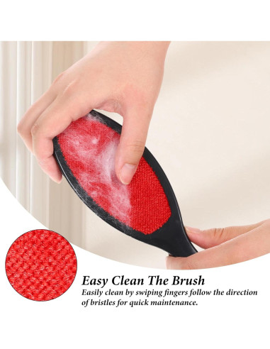 Paquete de 2 Cepillos Quitapelusas Fyntave Doble Cara 26cm