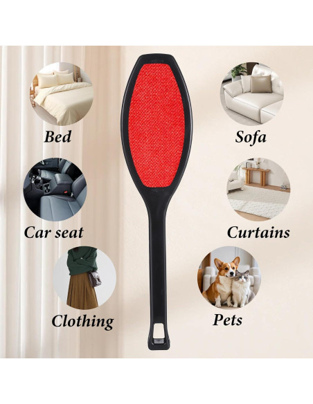 Paquete de 2 Cepillos Quitapelusas Fyntave Doble Cara 26cm