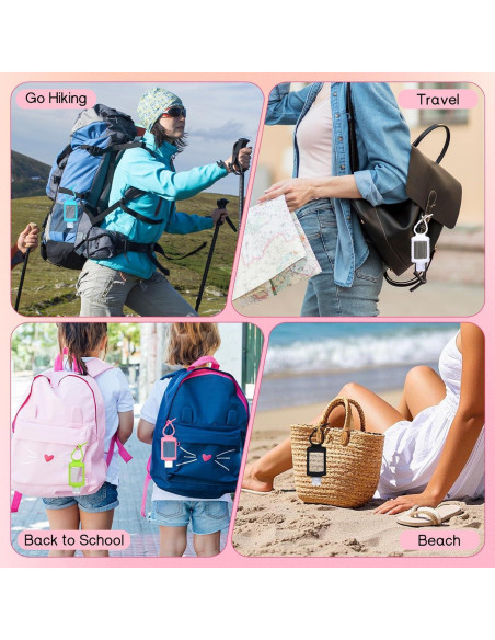 Paquete de 5 Botellas de Gel Antibacterial 60 ml con Funda Silicona