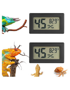 Termómetro Digital para Reptiles Serundo HT01 - Medidor de Humedad