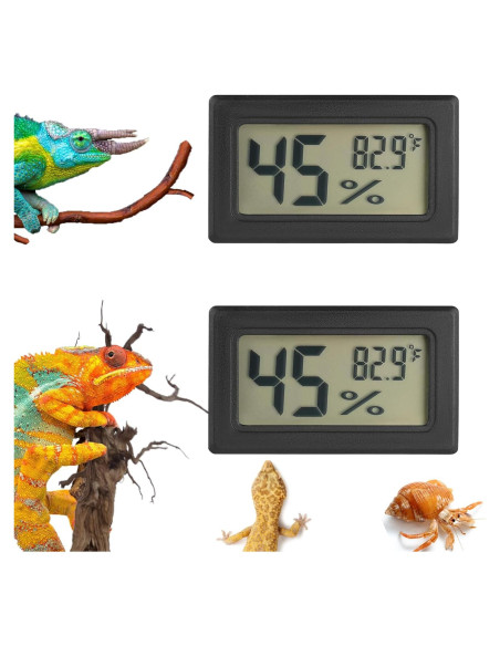 Termómetro Digital para Reptiles Serundo HT01 - Medidor de Humedad