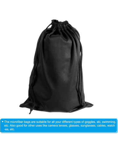 Bolsa de Gafas de Esquí PATIKIL - Funda Microfibra 18x27cm