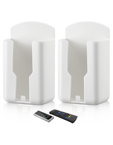 Soporte de Pared para Control Remoto 2 Pack Saillong Blanco