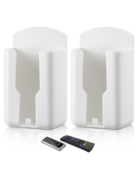 Soporte de Pared para Control Remoto 2 Pack Saillong Blanco