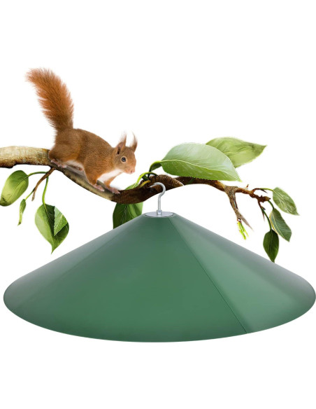 Baffle para Ardillas KITVONA 61 cm Verde - A prueba de aves