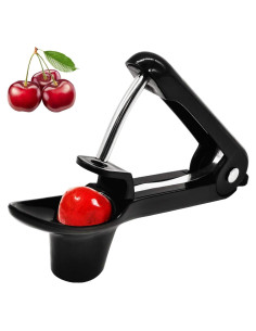 Deshuesador de Cereza YISSCEN con Taza de Silicona Negro
