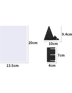 Tablero de Dibujo Portátil QPOIBSD con Soporte y Luz LED 2