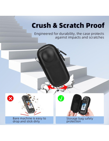 Funda Protectora BRDRC para Insta360 X4 X5 - Almacenamiento Duro