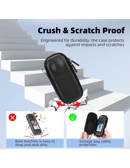 Funda Protectora BRDRC para Insta360 X4 X5 - Almacenamiento Duro