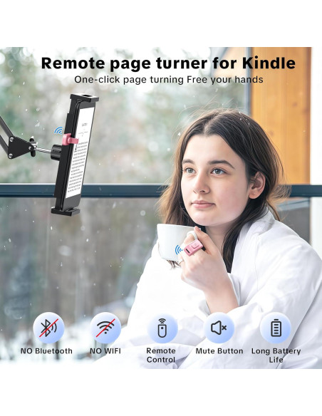 Control Remoto Turner de Página Oresoc FYQ-K1 Rosa para Kindle