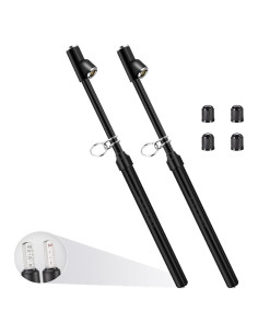 Medidor de Presión de Neumáticos Doble Cabeza MHKLCD 30cm