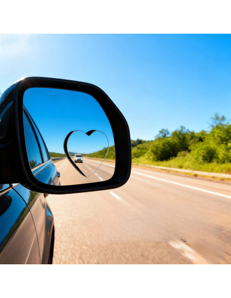 Espejos de Punto Ciego MARLBSTON 2" Cromados HD - Paquete de 2
