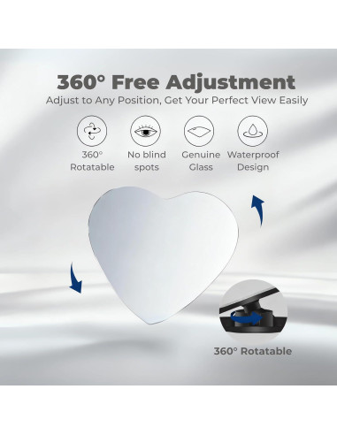 Espejos de Punto Ciego MARLBSTON 2" Cromados HD - Paquete de 2