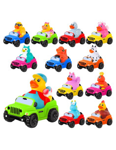 24 Patos de Goma para Jeep ANGGIKO - Juguetes de Baño 8.9 cm
