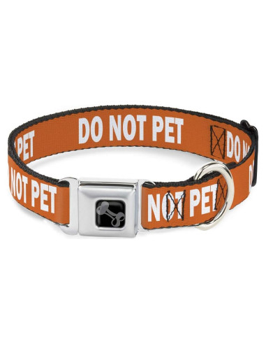 Collar de Perro Buckle-Down Naranja 20-31" (50.8-78.74 cm)
