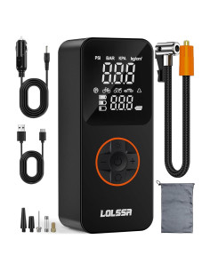 Compresor de Aire Portátil LOLSSA 150PSI Inflador de Neumáticos