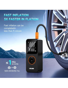 Compresor de Aire Portátil LOLSSA 150PSI Inflador de Neumáticos 2