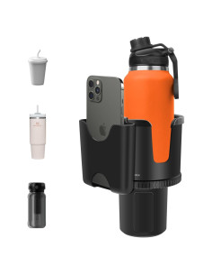 Expansor de Soporte para Tazas de Coche Elecphbo CHOLDER01BK 2 en 1