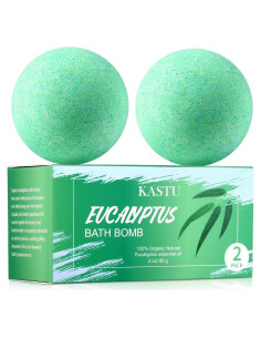 Bolas de Baño KASTU Eucalipto 2 x 100g Hidratantes