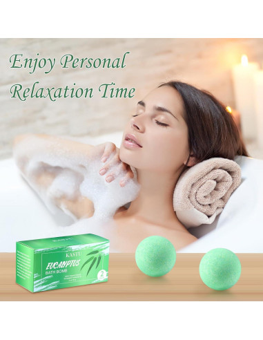 Bolas de Baño KASTU Eucalipto 2 x 100g Hidratantes