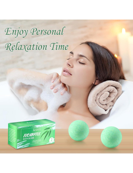 Bolas de Baño KASTU Eucalipto 2 x 100g Hidratantes