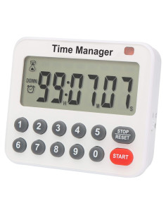 Temporizador de Cocina Digital AIMILAR - Alarma Fuerte, 99h