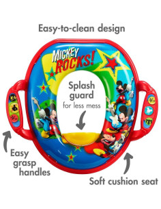 Asiento de Inodoro Suave Disney Mickey Mouse - 18 Meses+ 2